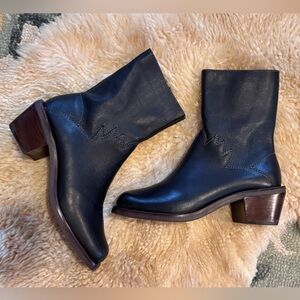 Bird of Flight Ojai black leather boots size 8